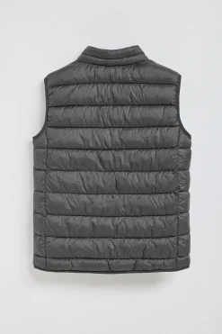 Chaleco Chase ultralight gris oscuro con parche Rigby Go