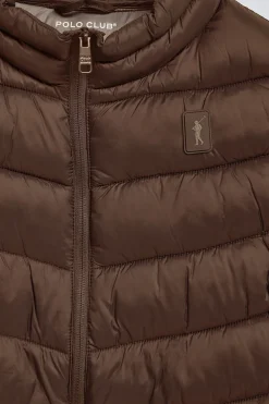 Chaleco Chase ultralight marrón con parche Rigby Go