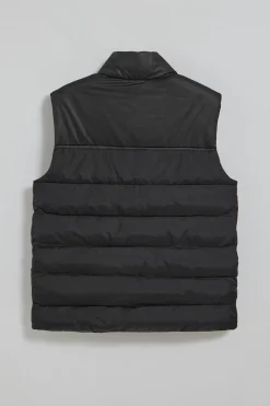 Chaleco negro ultraligero con parche engomado Polo Club