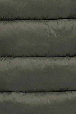 Chaleco ultralight verde Pau de capucha extraíble y bordado PC