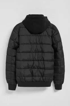 Chaqueta acolchada negra Canyon con detalles Polo Club