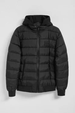 Chaqueta acolchada negra Canyon con detalles Polo Club