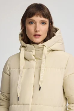 Chaqueta Anne color crudo con logo Polo Club