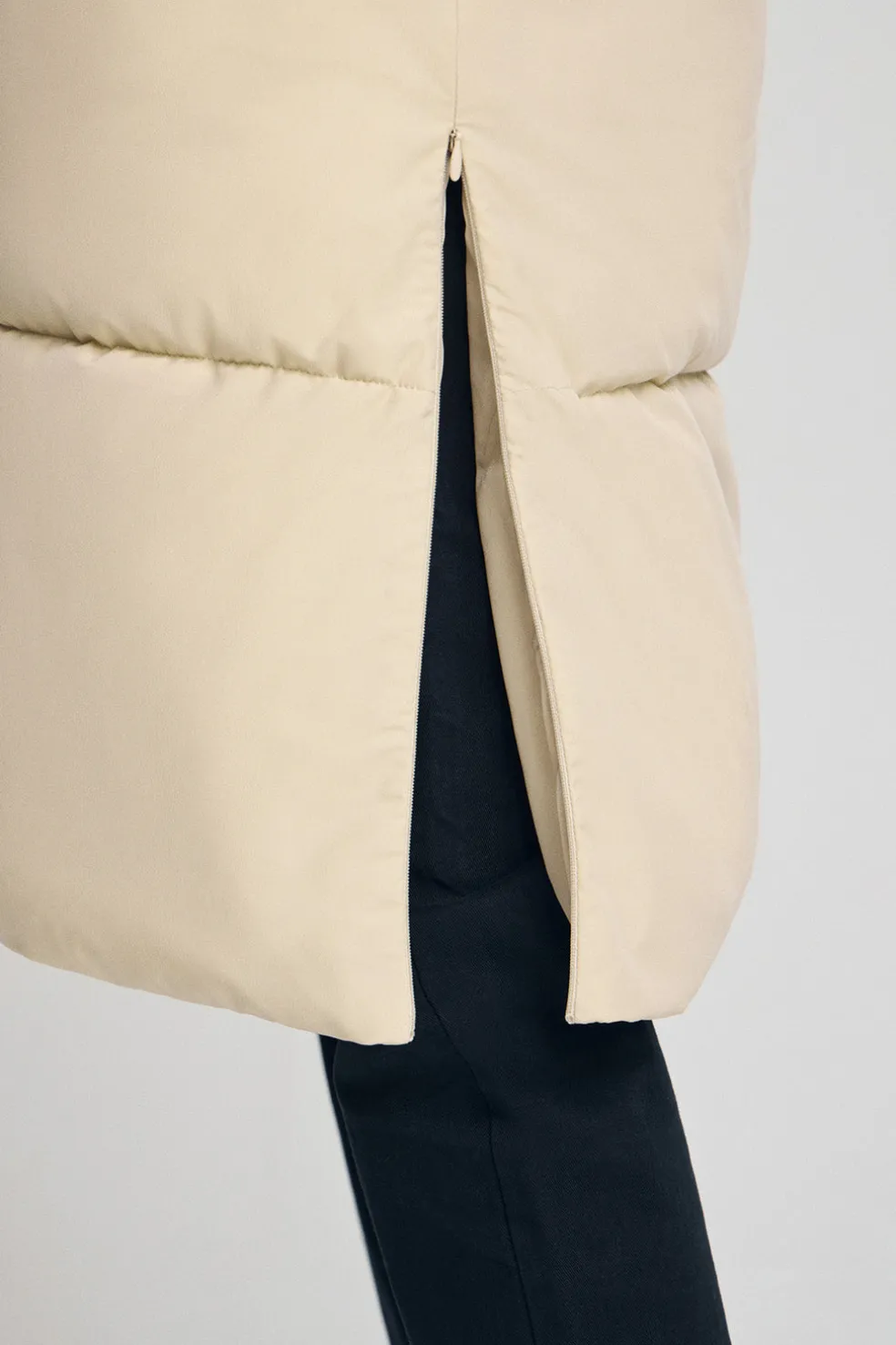 Chaqueta Anne color crudo con logo Polo Club