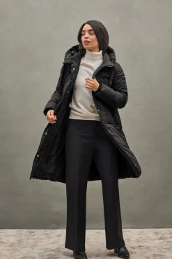 Chaqueta Anne negra con logo Polo Club