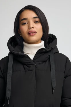 Chaqueta Anne negra con logo Polo Club