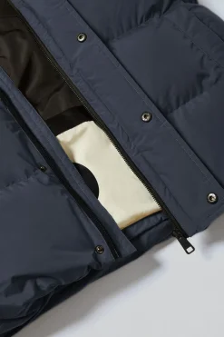 Chaqueta azul marino Slope acolchada con detalles Polo Club