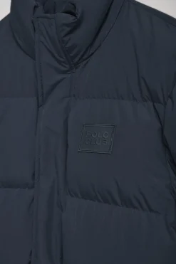 Chaqueta azul marino Slope acolchada con detalles Polo Club