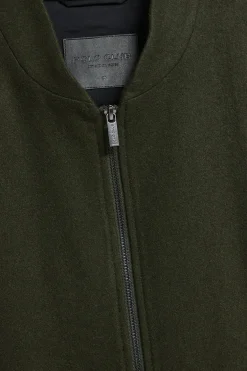 Chaqueta bomber Exeter caqui con detalles Polo Club