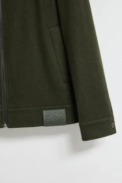 Chaqueta bomber Exeter caqui con detalles Polo Club