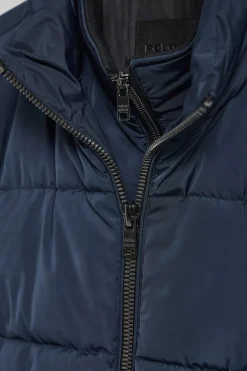 Chaqueta Brooklyn acolchada azul marino con detalle en la manga