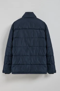 Chaqueta Brooklyn acolchada azul marino con detalle en la manga