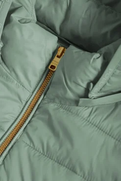 Chaqueta Charles ultralight verde jade con capucha y logotipo Polo Club