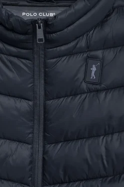 Chaqueta Chase ultralight azul marino con parche Rigby Go