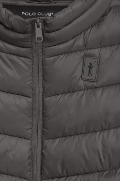 Chaqueta Chase ultralight gris oscuro con parche Rigby Go