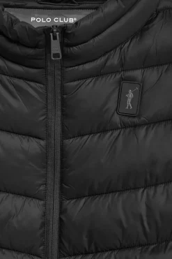 Chaqueta Chase ultralight negra con parche Rigby Go
