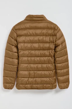 Chaqueta Chase ultralight color camel con parche Rigby Go