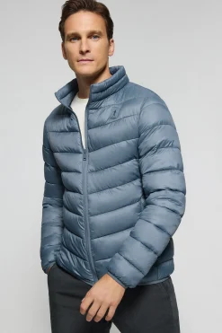 Chaqueta Chase ultralight azul denim con parche Rigby Go