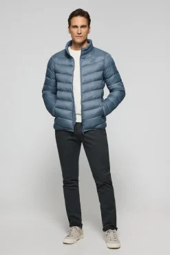 Chaqueta Chase ultralight azul denim con parche Rigby Go