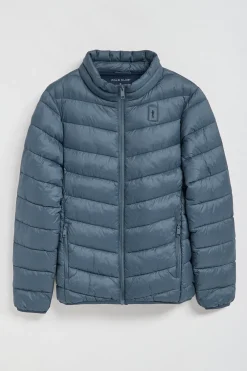 Chaqueta Chase ultralight azul denim con parche Rigby Go