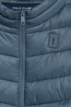 Chaqueta Chase ultralight azul denim con parche Rigby Go