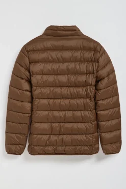 Chaqueta Chase ultralight marrón con parche Rigby Go