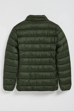Chaqueta Chase ultralight verde oscuro con parche Rigby Go