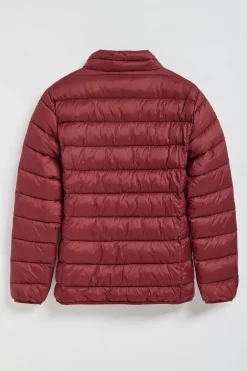 Chaqueta Chase ultralight color granate con parche Rigby Go