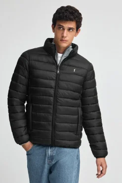 Chaqueta Chuck Embroidery negro con logo Rigby Go