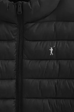 Chaqueta Chuck Embroidery negro con logo Rigby Go