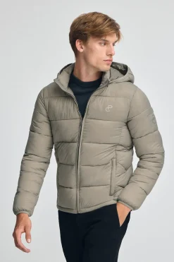 Chaqueta Ciro color piedra con logo Polo Club
