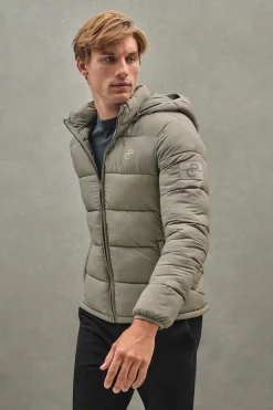 Chaqueta Ciro color piedra con logo Polo Club