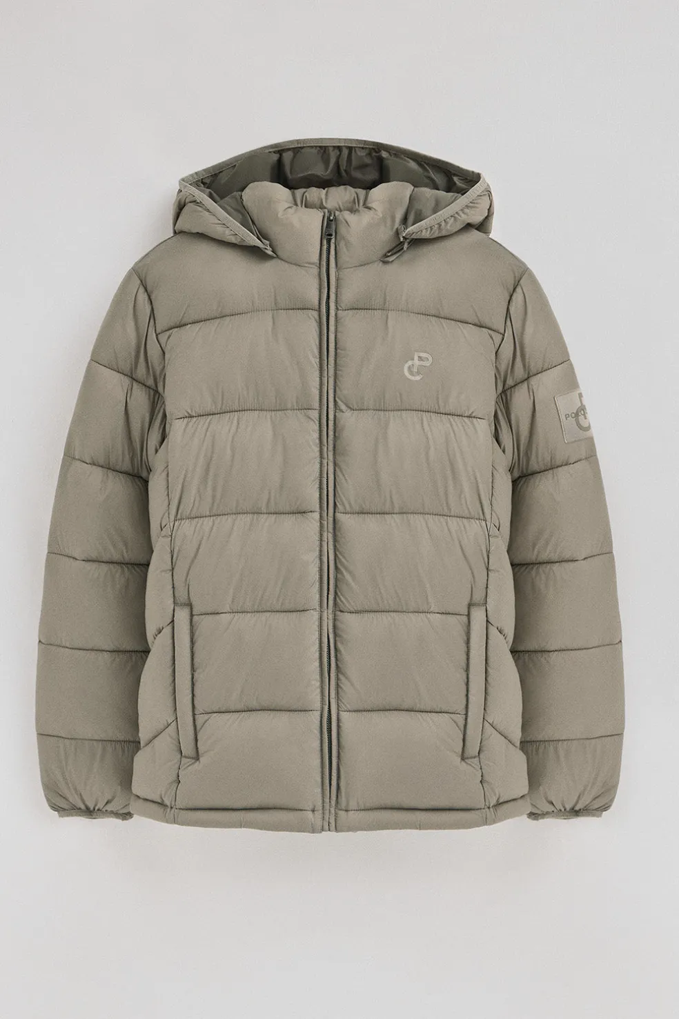 Chaqueta Ciro color piedra con logo Polo Club