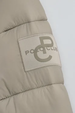 Chaqueta Ciro color piedra con logo Polo Club