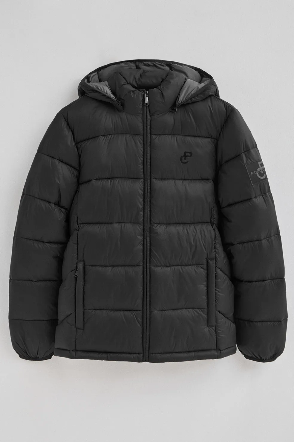 Chaqueta Ciro negro con logo Polo Club