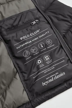 Chaqueta Ciro negro con logo Polo Club
