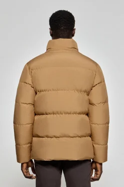 Chaqueta color camel Slope acolchada con detalles Polo Club