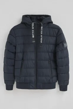 Chaqueta Comet azul marino con logo Polo Club
