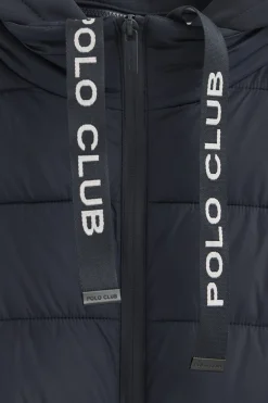 Chaqueta Comet azul marino con logo Polo Club