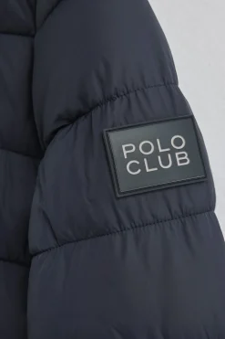 Chaqueta Comet azul marino con logo Polo Club