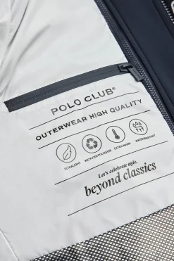 Chaqueta Comet azul marino con logo Polo Club