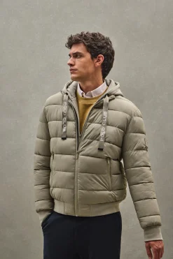 Chaqueta Comet color piedra con logo Polo Club