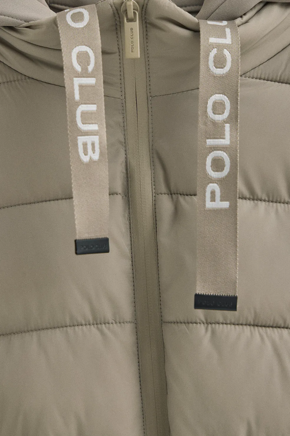 Chaqueta Comet color piedra con logo Polo Club