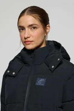 Chaqueta corta Artic azul de capucha fija y detalles Polo Club