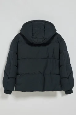 Chaqueta corta Artic azul de capucha fija y detalles Polo Club