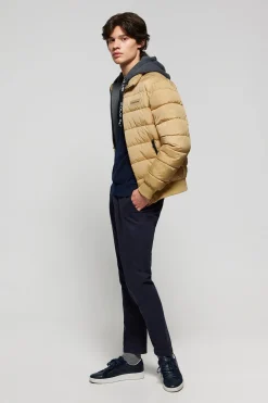 Chaqueta Dolomite acolchada color camel con parche Polo Club
