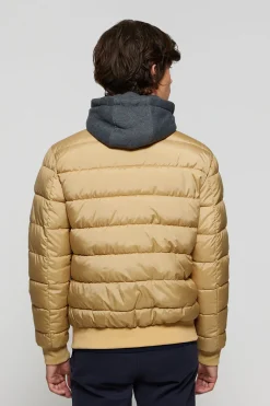Chaqueta Dolomite acolchada color camel con parche Polo Club