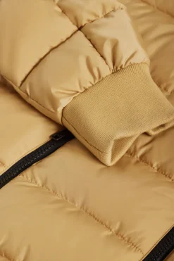 Chaqueta Dolomite acolchada color camel con parche Polo Club