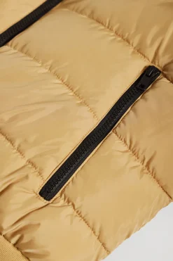 Chaqueta Dolomite acolchada color camel con parche Polo Club