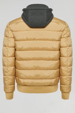 Chaqueta Dolomite acolchada color camel con parche Polo Club